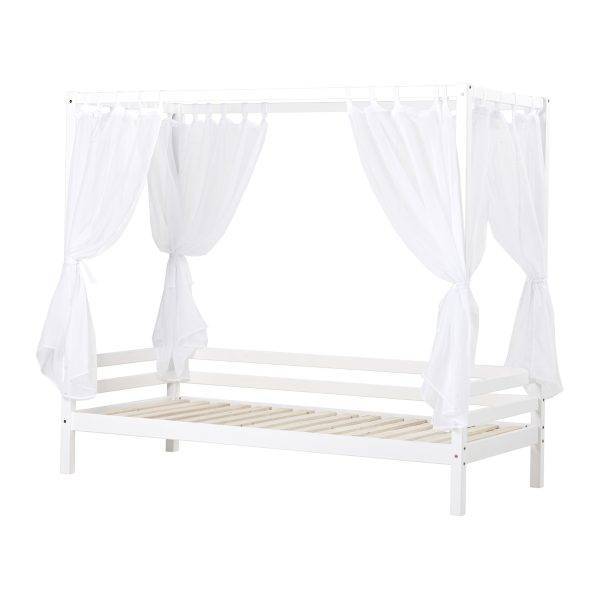 Hemelbed Gordijn 90x200 wit - Afbeelding 6