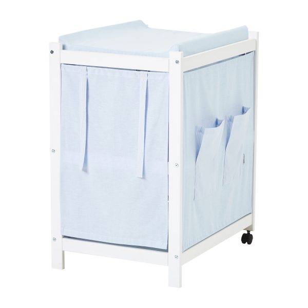 Hoppekids gordijn voor IDA-MARIE commode, Baby Blauw - Afbeelding 2
