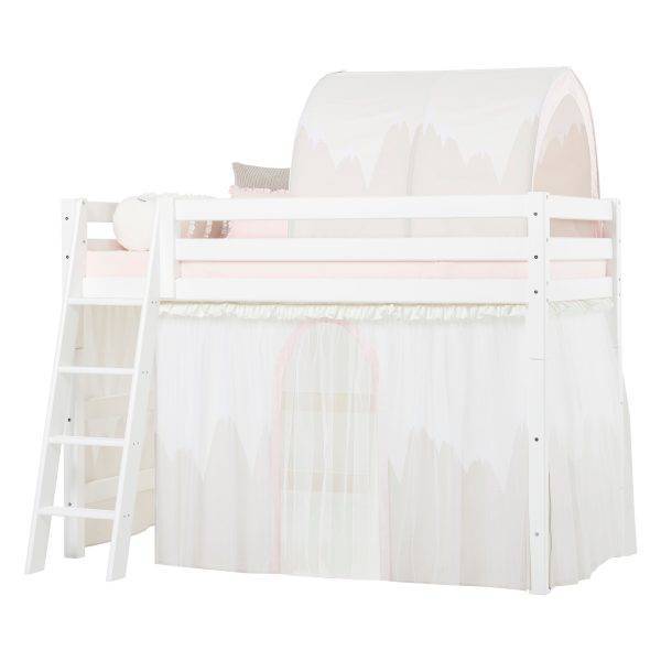 Hoppekids Winter Wonderland - met tule - gordijn voor halfhoog bed 90x200 cm - Afbeelding 7