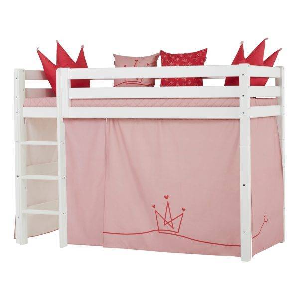 Hoppekids PRINSES Gordijn voor halfhoog bed 90x200 cm - Afbeelding 6