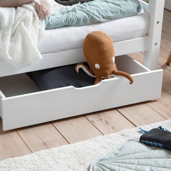 Hoppekids ECO Luxury ladekast voor 70x190 cm en 90x200 cm bedden, Wit - Afbeelding 4