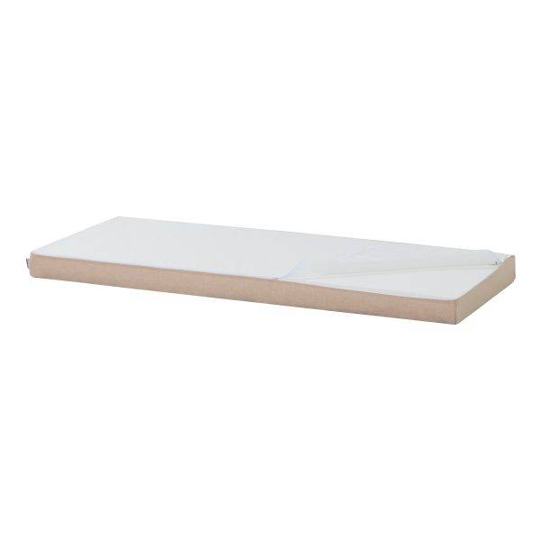Hoppekids schuimmatras inclusief hoes, 70x160 cm, Hoogte 9cm, Sand - Afbeelding 2