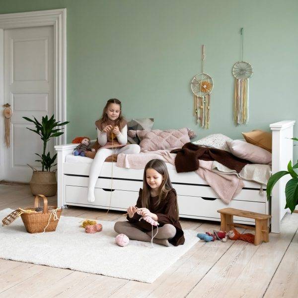 Hoppekids MAJA DELUXE junior bed 90x200, 1 hoog & 1 medium einde - Afbeelding 3