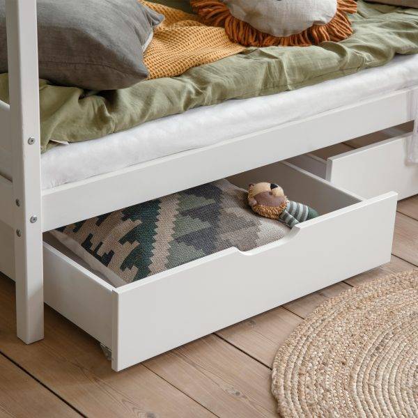 Hoppekids lade set voor 70x160 cm bedden, Wit - Afbeelding 4