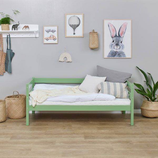 Hoppekids ECO Comfort junior bed 70x160 cm, Pale Green - Afbeelding 2