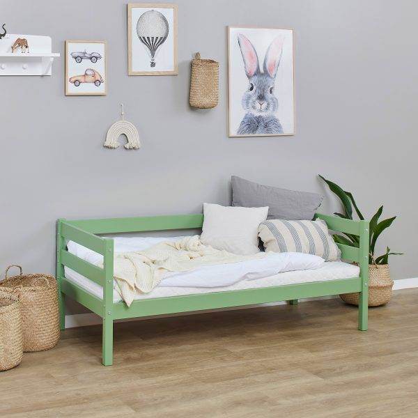Hoppekids ECO Comfort junior bed 70x160 cm, Pale Green - Afbeelding 3