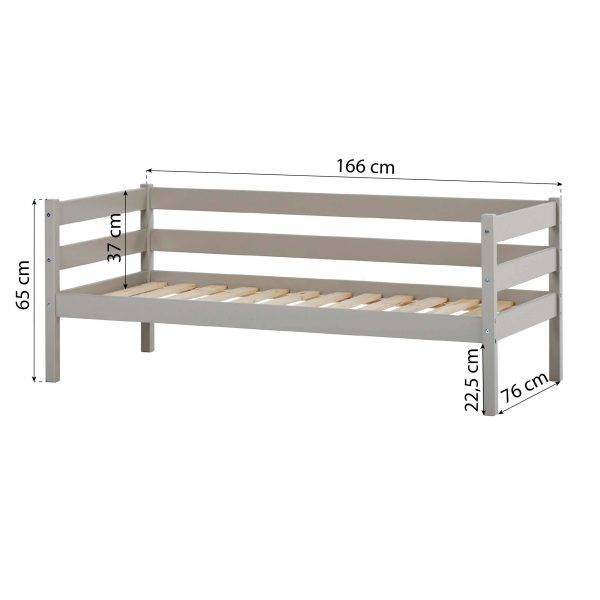 Hoppekids ECO Comfort junior bed 70x160 cm, Dove Grey - Afbeelding 9