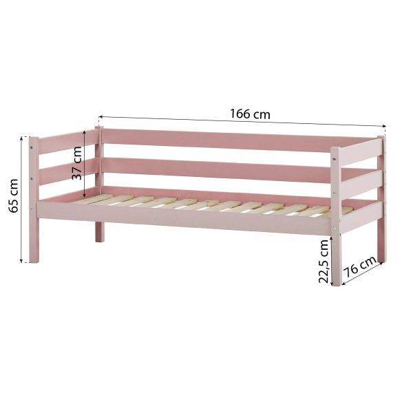 Hoppekids ECO Comfort junior bed 70x160 cm, Pale Rose - Afbeelding 9