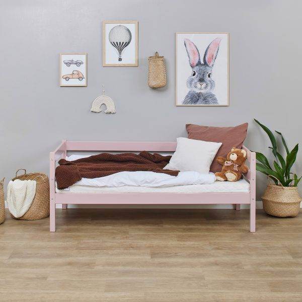 Hoppekids ECO Comfort junior bed 70x160 cm, Pale Rose - Afbeelding 2