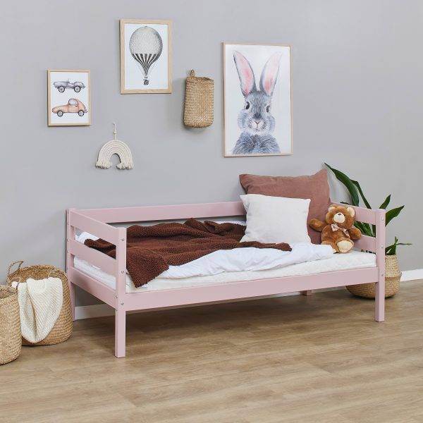 Hoppekids ECO Comfort junior bed 70x160 cm, Pale Rose - Afbeelding 3