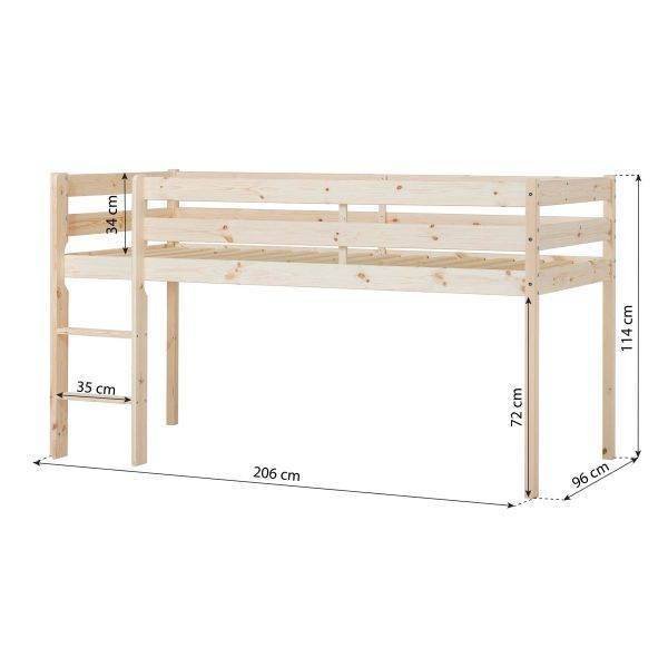 ECO Comfort halfhoogslaper 90x200cm Naturel - Afbeelding 4