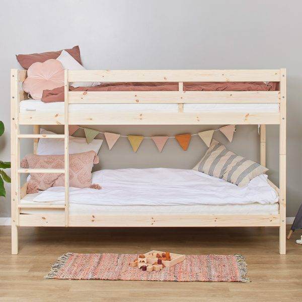 ECO Comfort halfhoog bed 90x190 cm, Wit - Afbeelding 3