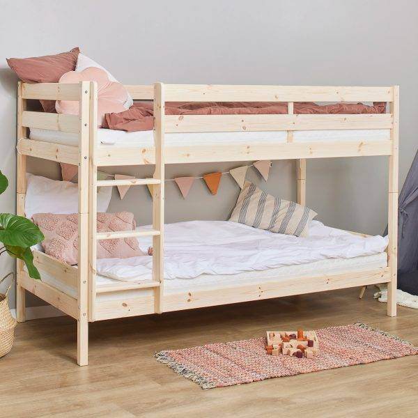 ECO Comfort halfhoog bed 90x190 cm, Wit - Afbeelding 2