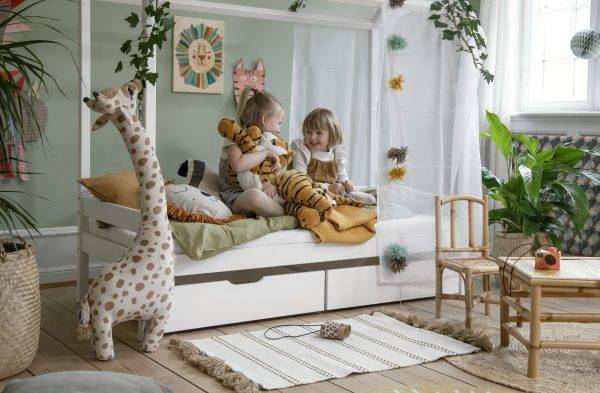 Hoppekids Zeemeermin textiel voor huisbed 70x160 cm - Afbeelding 5