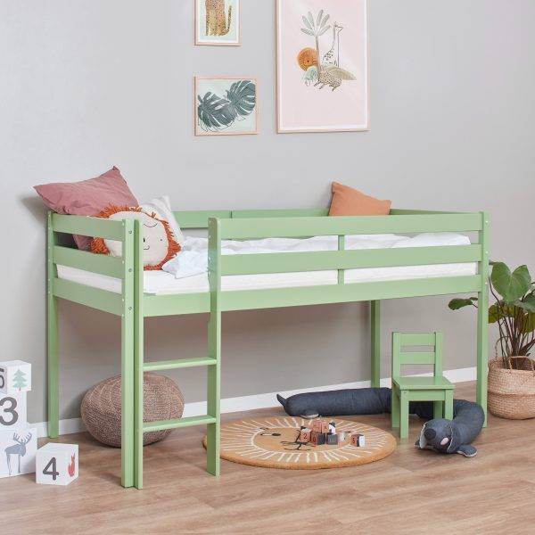 ECO Comfort halfhoogslaper 90x200cm Pale Green - Afbeelding 3