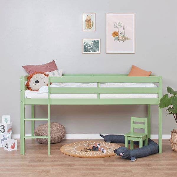 ECO Comfort halfhoogslaper 90x200cm Pale Green - Afbeelding 2
