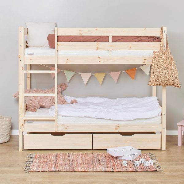 ECO Comfort halfhoog bed 90x200 cm met lattenbodem, Dove grey - Afbeelding 5