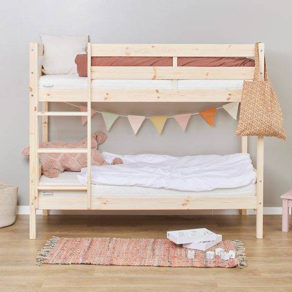 ECO Comfort halfhoog bed 90x200 cm met lattenbodem, Dove grey - Afbeelding 2