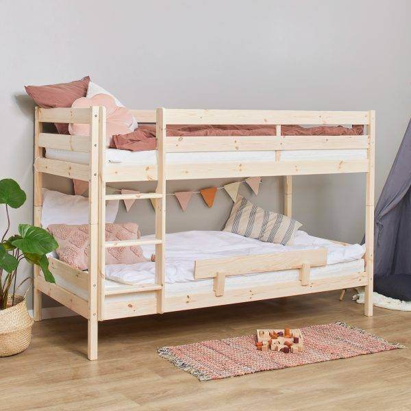 ECO Comfort stapelbed 90x200 cm met lattenbodem, Naturel - Afbeelding 5