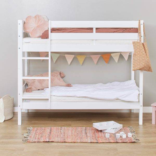 ECO Comfort stapelbed 70x160 cm met lattenbodem, Wit - Afbeelding 2