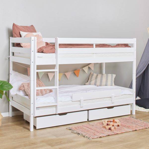 ECO Comfort stapelbed 90x200 cm met lattenbodem, Wit - Afbeelding 6