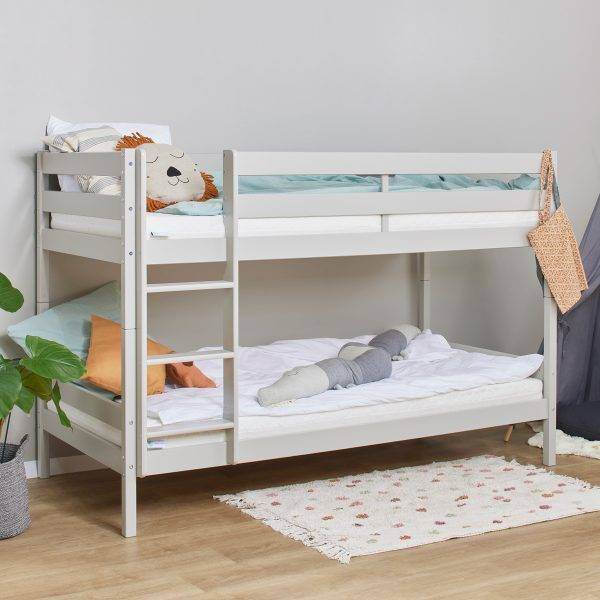 ECO Comfort stapelbed 90x200 cm met lattenbodem, Dove Grey - Afbeelding 3