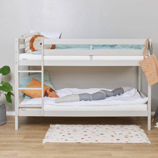 ECO Comfort stapelbed 90x200 cm met lattenbodem, Dove Grey - Afbeelding 2