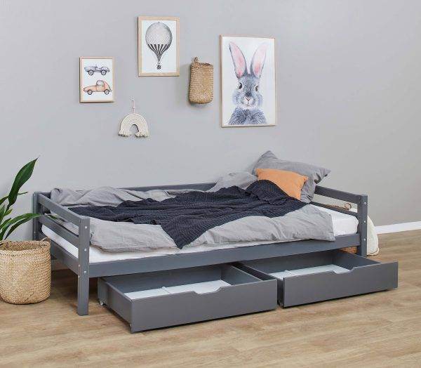 Hoppekids ECO Luxury ladekast voor 70x190 cm en 90x200 cm bedden, Smoked Pearl - Afbeelding 6