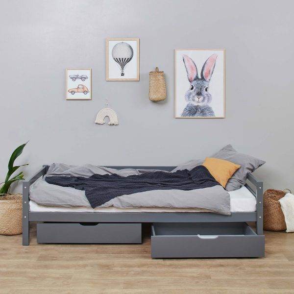 Hoppekids ECO Luxury ladekast voor 70x190 cm en 90x200 cm bedden, Smoked Pearl - Afbeelding 4