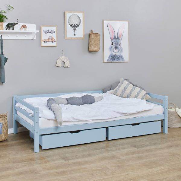 Hoppekids ECO Luxury ladekast voor 70x190 cm en 90x200 cm bedden, Dream Blue - Afbeelding 4