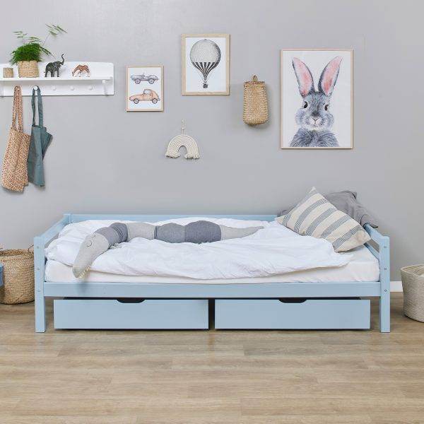 Hoppekids ECO Luxury ladekast voor 70x190 cm en 90x200 cm bedden, Dream Blue - Afbeelding 2