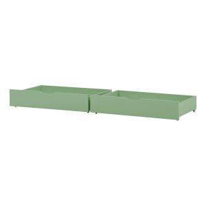Hoppekids ECO Luxury ladekast voor 70x190 cm en 90x200 cm bedden, Pale Green