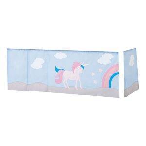 Hoppekids Eenhoorn gordijn voor halfhoog en stapelbed 90x200 cm