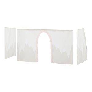 Hoppekids Winter Wonderland gordijn voor halfhoog en stapelbed 70x160 cm