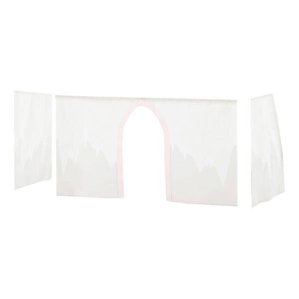 Hoppekids Winter Wonderland gordijn voor halfhoog en stapelbed 90x200 cm