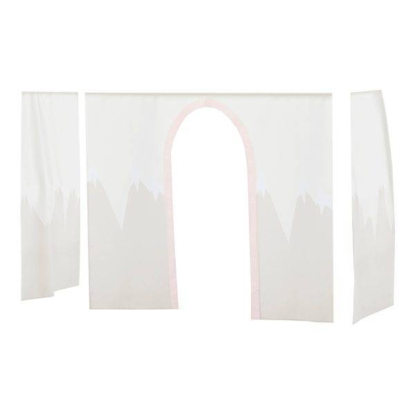 Hoppekids Winter Wonderland gordijn voor halfhoog bed 70x160 cm
