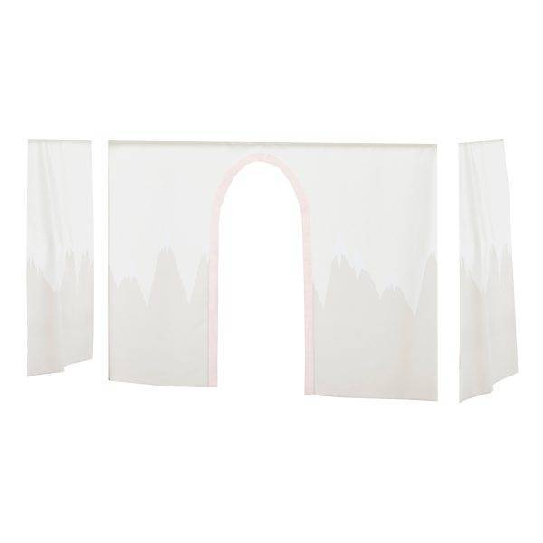 Hoppekids Winter Wonderland gordijn voor halfhoog bed 90x200 cm
