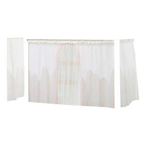 Hoppekids Winter Wonderland - met tule - gordijn voor halfhoog bed 90x200 cm