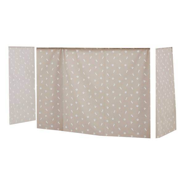 Hoppekids Pets gordijn voor halfhoog bed 90x200 cm