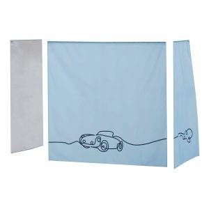 Hoppekids Cars gordijn voor halfhoog bed 70x160 cm