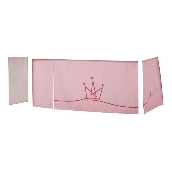 Hoppekids Prinses gordijn voor halfhoog en stapelbed 90x200 cm