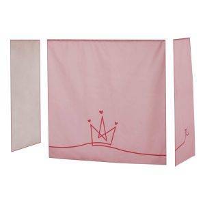 Hoppekids PRINSES Gordijn voor halfhoog bed 70x160 cm