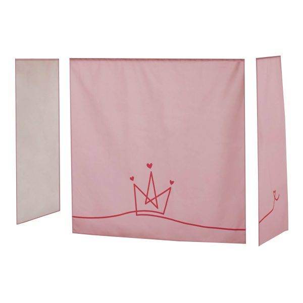 Hoppekids PRINSES Gordijn voor halfhoog bed 70x160 cm