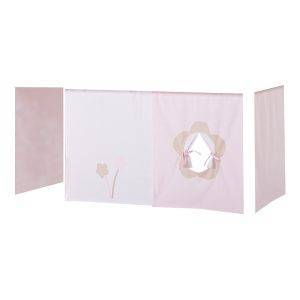Hoppekids Sprookjesbloem gordijn voor halfhoog en stapelbed 70x160 cm