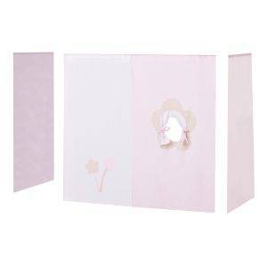 Hoppekids Sprookjesbloem gordijn voor halfhoogslaper 70x160 cm