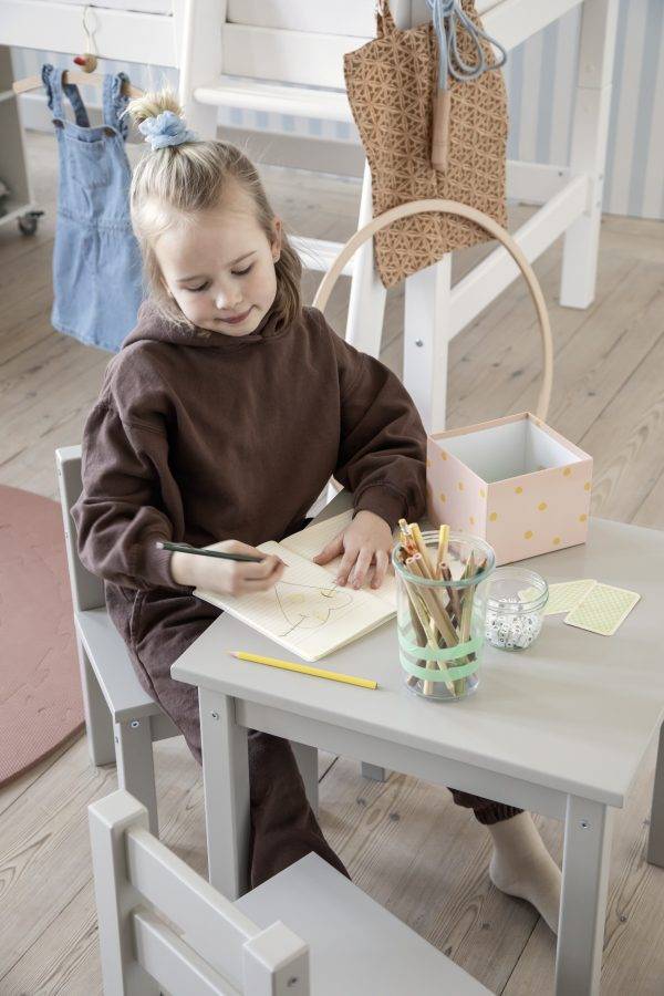 Hoppekids MADS kinder tafel, Dove Grey - Afbeelding 3