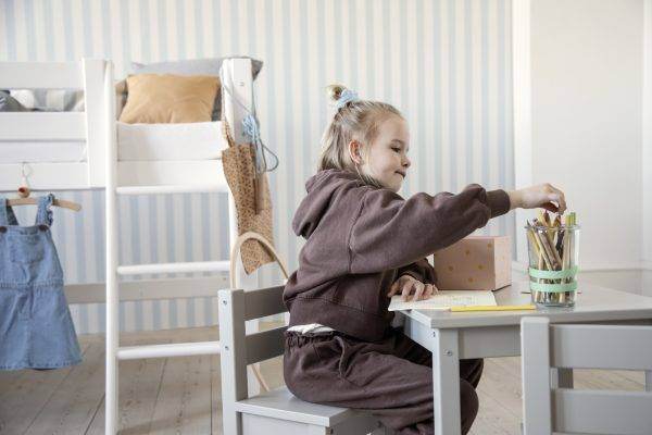 Hoppekids MADS kinderstoel, Dove Grey - Afbeelding 4