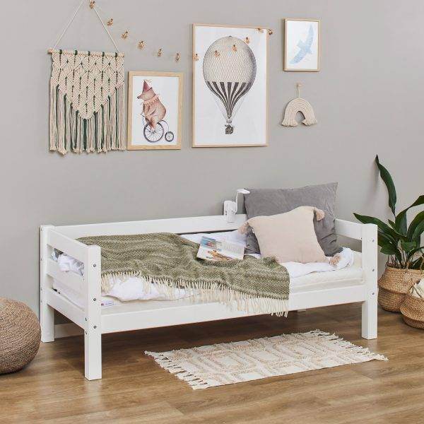 Hoppekids ECO Luxury juniorbed met rugleuning 70x160 cm, Wit - Afbeelding 3