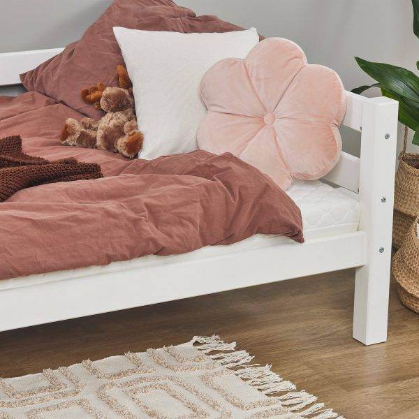 Hoppekids ECO Luxury juniorbed met rugleuning 90x200 cm, Wit - Afbeelding 4