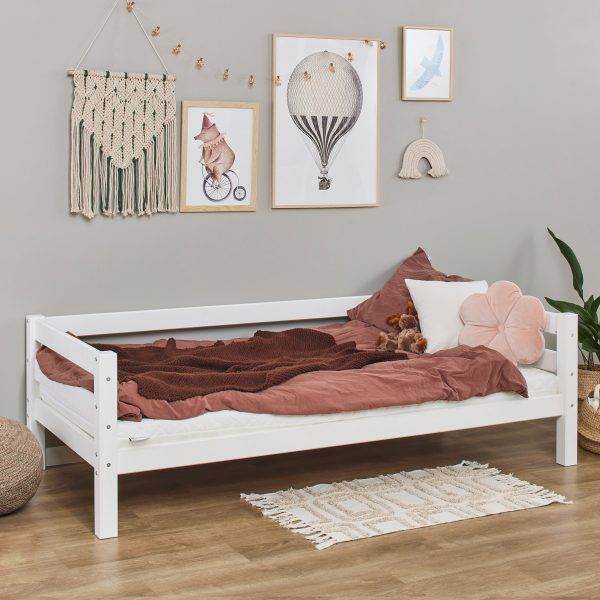 Hoppekids ECO Luxury juniorbed met rugleuning 90x200 cm, Wit - Afbeelding 3